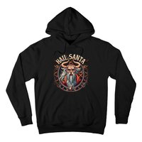 Hail Santa Krampus Gothic Christmas Hoodie