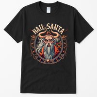 Hail Santa Krampus Gothic Christmas Tall T-Shirt