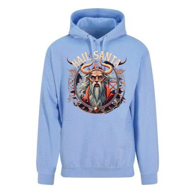 Hail Santa Krampus Gothic Christmas Unisex Surf Hoodie