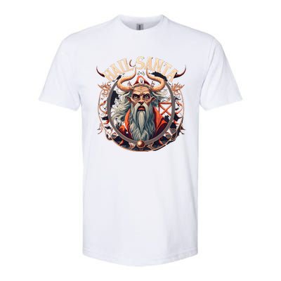 Hail Santa Krampus Gothic Christmas Softstyle CVC T-Shirt