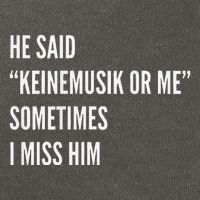He Said Keinemusik Or Me Sometimes I Miss Him Cotton Canvas Backpack