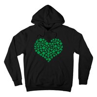 Heart Shamrock Lucky St Patricks Day Hoodie