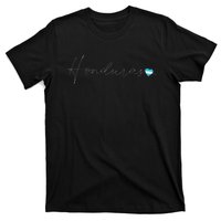 Honduras Simple Love Honduran Flag Heart On Honduras T-Shirt