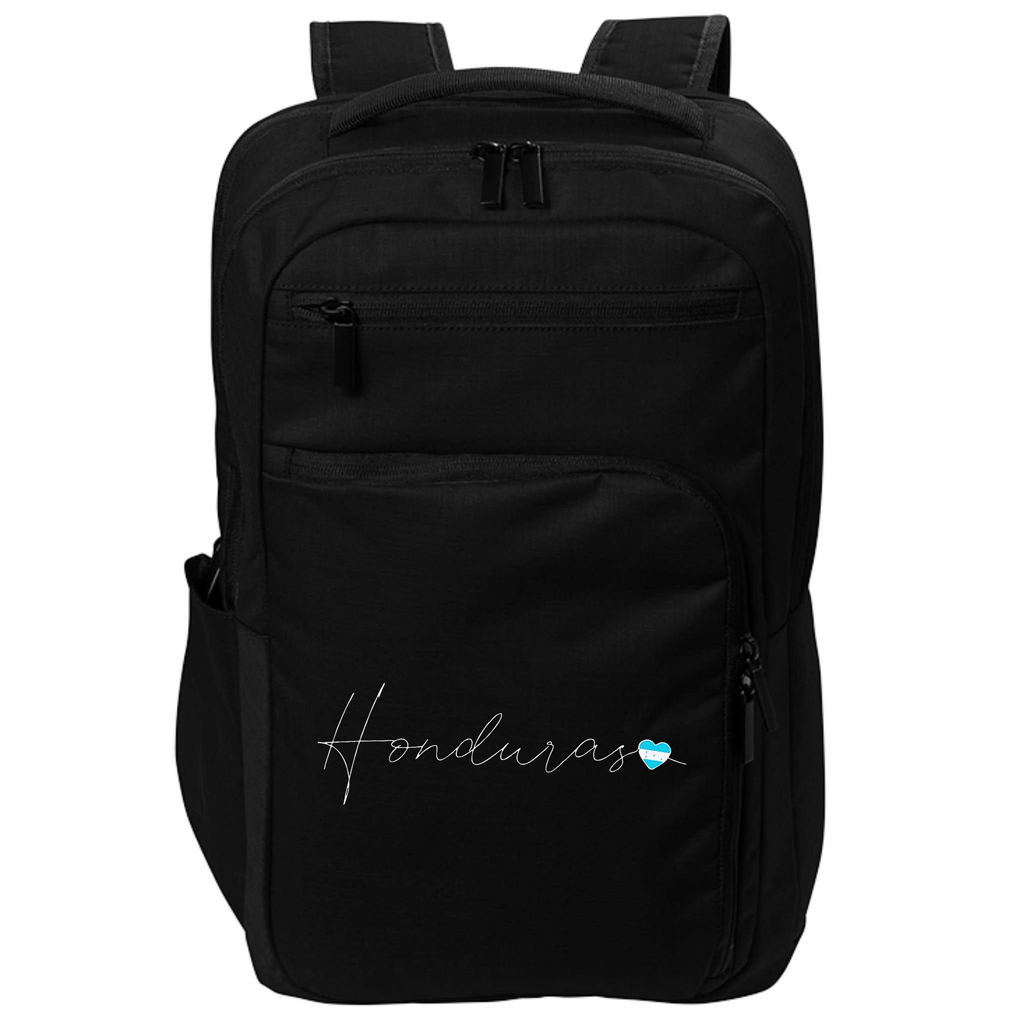 Honduras Simple Love Honduran Flag Heart On Honduras Impact Tech Backpack