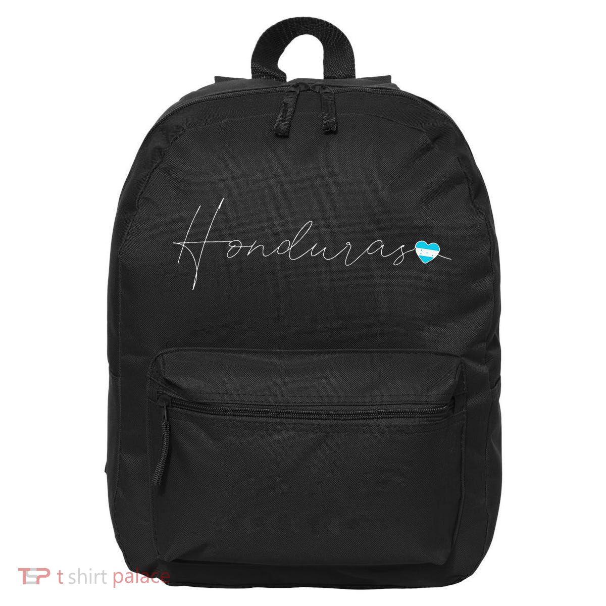 Honduras Simple Love Honduran Flag Heart On Honduras 16 in Basic Backpack