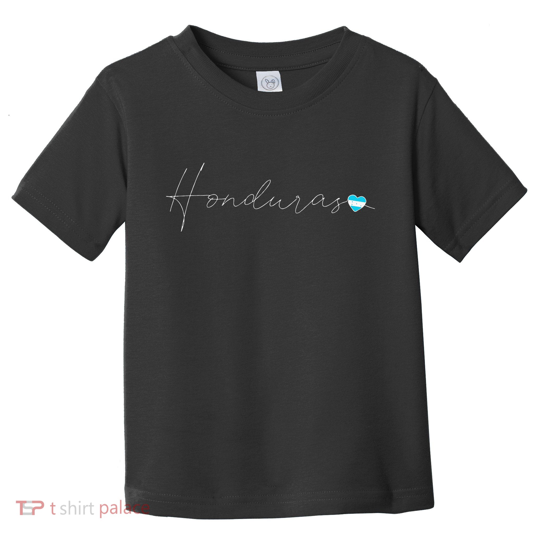 Honduras Simple Love Honduran Flag Heart On Honduras Toddler T-Shirt