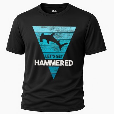 Hammerhead Shark LetS Get Hammered All Week Performance Shirt