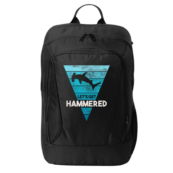 Hammerhead Shark LetS Get Hammered All Week City Backpack
