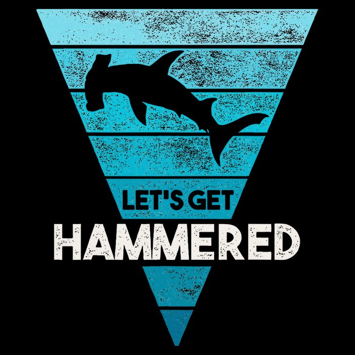Hammerhead Shark LetS Get Hammered All Week Sustainable Bucket Hat