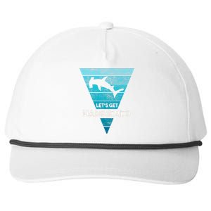 Hammerhead Shark LetS Get Hammered All Week Snapback Five-Panel Rope Hat