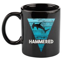 Hammerhead Shark LetS Get Hammered All Week 11oz C Handle Ceramic Mug