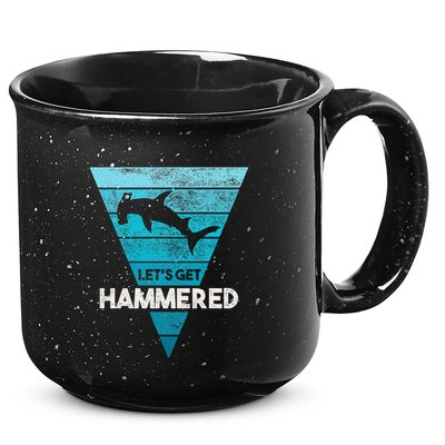 Hammerhead Shark LetS Get Hammered All Week 15oz Campfire Ceramic Mug
