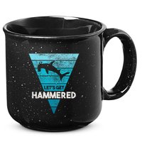 Hammerhead Shark LetS Get Hammered All Week 15oz Campfire Ceramic Mug