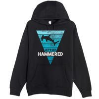 Hammerhead Shark LetS Get Hammered All Week Premium Pullover Hoodie