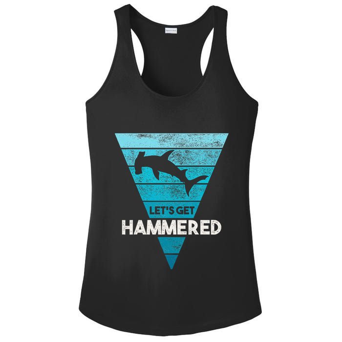 Hammerhead Shark LetS Get Hammered All Week Ladies PosiCharge Competitor Racerback Tank