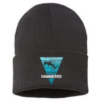 Hammerhead Shark LetS Get Hammered All Week Sustainable Knit Beanie