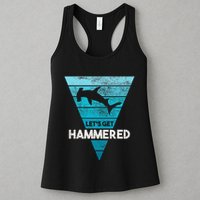 Hammerhead Shark LetS Get Hammered All Week Womens Tank Top