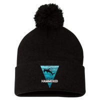 Hammerhead Shark LetS Get Hammered All Week Pom Pom 12in Knit Beanie
