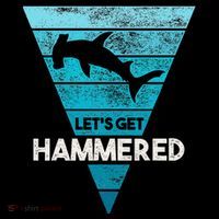Hammerhead Shark LetS Get Hammered All Week Toddler Hoodie