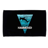 Hammerhead Shark LetS Get Hammered All Week Microfiber Hand Towel