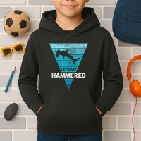 Hammerhead Shark LetS Get Hammered All Week Kids Hoodie