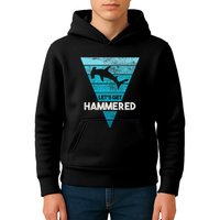 Hammerhead Shark LetS Get Hammered All Week Kids Hoodie