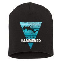 Hammerhead Shark LetS Get Hammered All Week Short Acrylic Beanie