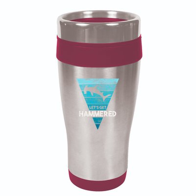 Hammerhead Shark LetS Get Hammered All Week 16oz Travel Tumbler
