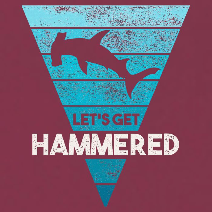 Hammerhead Shark LetS Get Hammered All Week 16oz Travel Tumbler