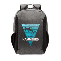 Hammerhead Shark LetS Get Hammered All Week Vector Backpack