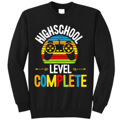 High School Level Complete Graduation Gamer Grad Student Sweatshirt