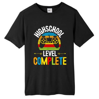 High School Level Complete Graduation Gamer Grad Student Tall Fusion ChromaSoft Performance T-Shirt