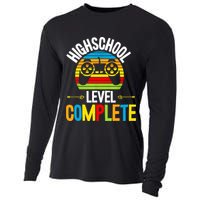 High School Level Complete Graduation Gamer Grad Student Cooling Performance Long Sleeve Crew