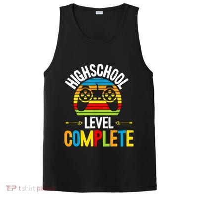 High School Level Complete Graduation Gamer Grad Student PosiCharge Competitor Tank