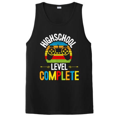 High School Level Complete Graduation Gamer Grad Student PosiCharge Competitor Tank