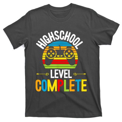 High School Level Complete Graduation Gamer Grad Student T-Shirt