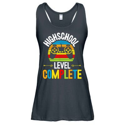 High School Level Complete Graduation Gamer Grad Student Ladies Essential Flowy Tank