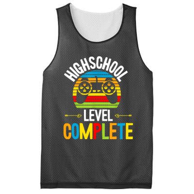 High School Level Complete Graduation Gamer Grad Student Mesh Reversible Basketball Jersey Tank