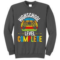 High School Level Complete Graduation Gamer Grad Student Tall Sweatshirt