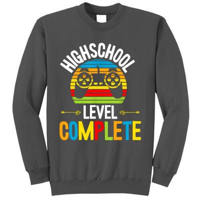 High School Level Complete Graduation Gamer Grad Student Tall Sweatshirt