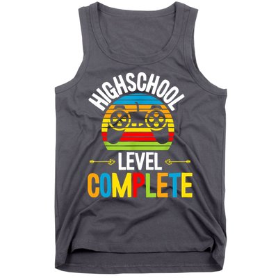 High School Level Complete Graduation Gamer Grad Student Tank Top