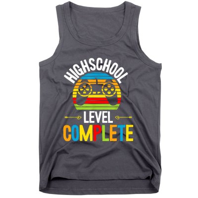 High School Level Complete Graduation Gamer Grad Student Tank Top