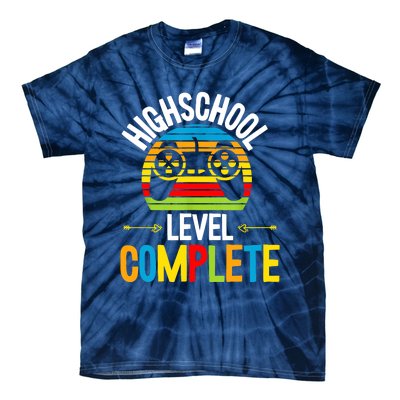 High School Level Complete Graduation Gamer Grad Student Tie-Dye T-Shirt