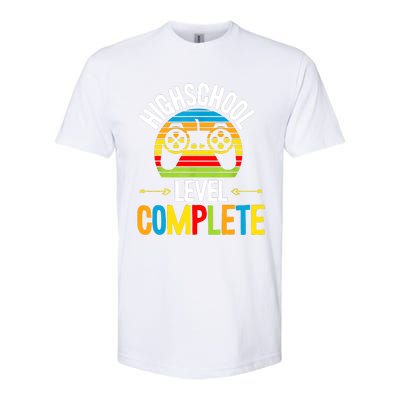 High School Level Complete Graduation Gamer Grad Student Softstyle CVC T-Shirt