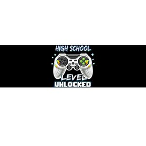 High School Level Unlocked Gamer First Day Of School Bumper Sticker