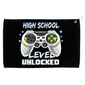 High School Level Unlocked Gamer First Day Of School Grommeted Golf Towel