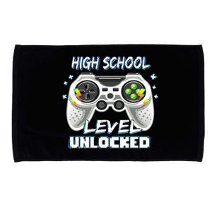 High School Level Unlocked Gamer First Day Of School Microfiber Hand Towel