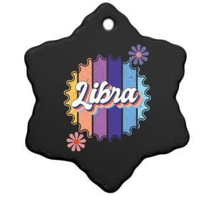 Hippie Sunset Libra Zodiac Gift Ceramic Star Ornament