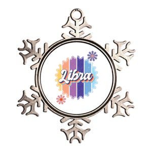 Hippie Sunset Libra Zodiac Gift Metallic Star Ornament