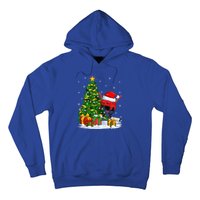 Hockey Sports Lover Matching Santa Hat Hockey Christmas Gift Hoodie